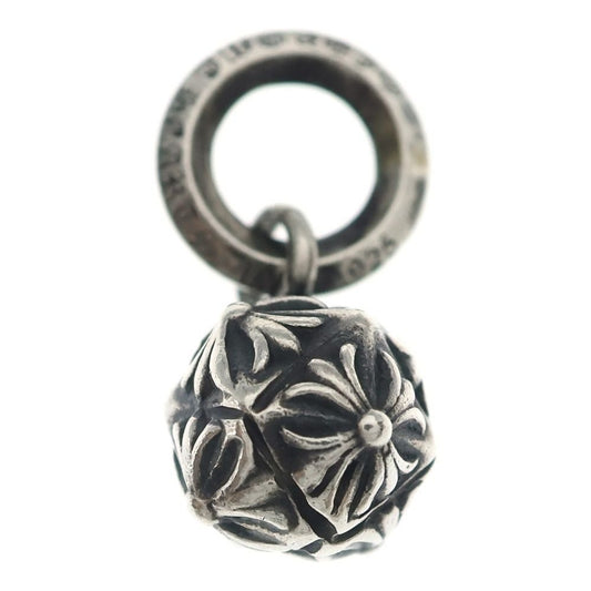 Chrome Hearts Pyramid Plus Ball Pendant Top Silver