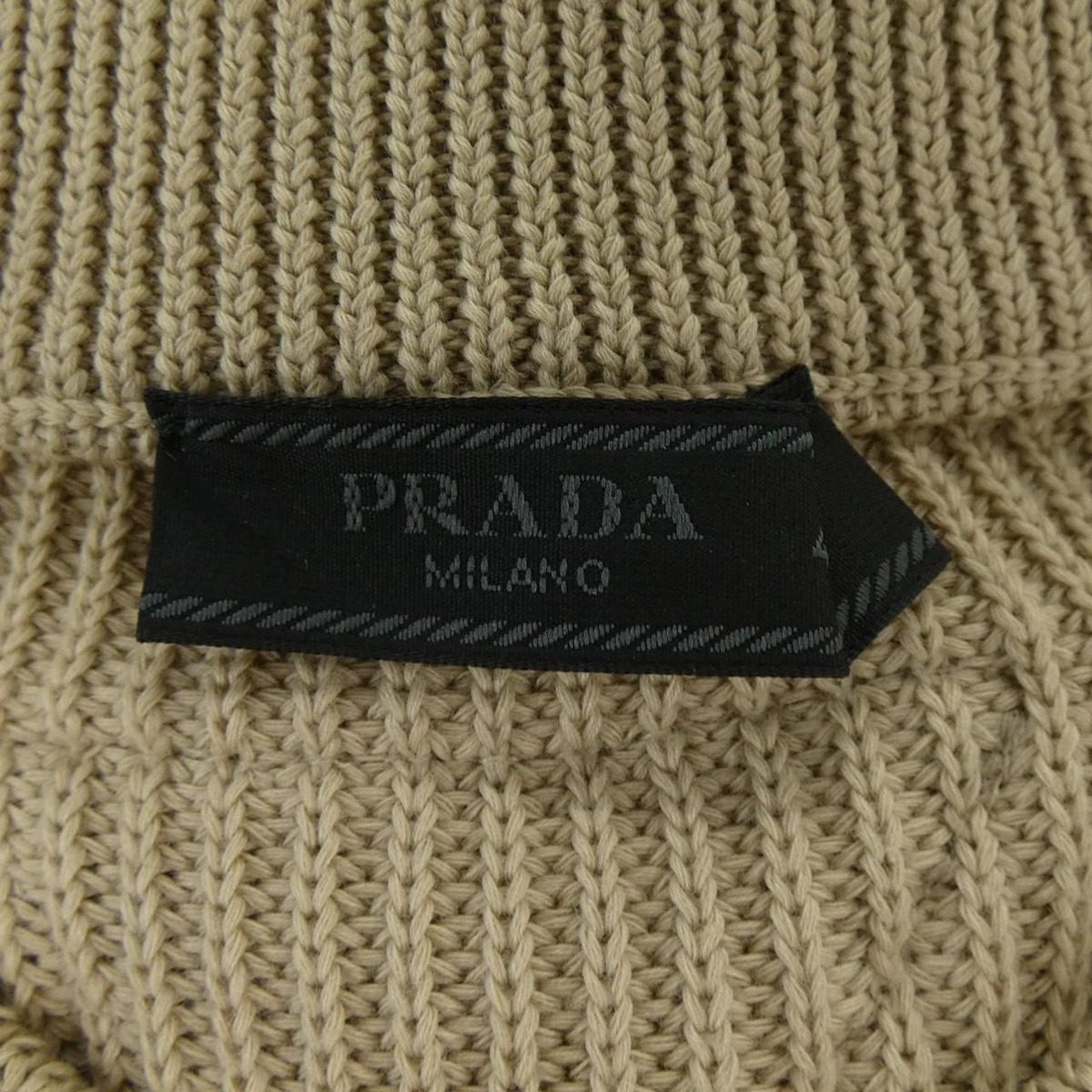 Prada Triangle Logo Knit Sweater — view 4