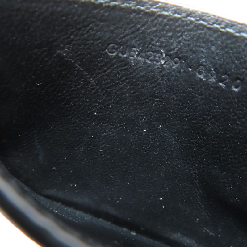 Saint Laurent V-stitch Logo Card Case Calf Women