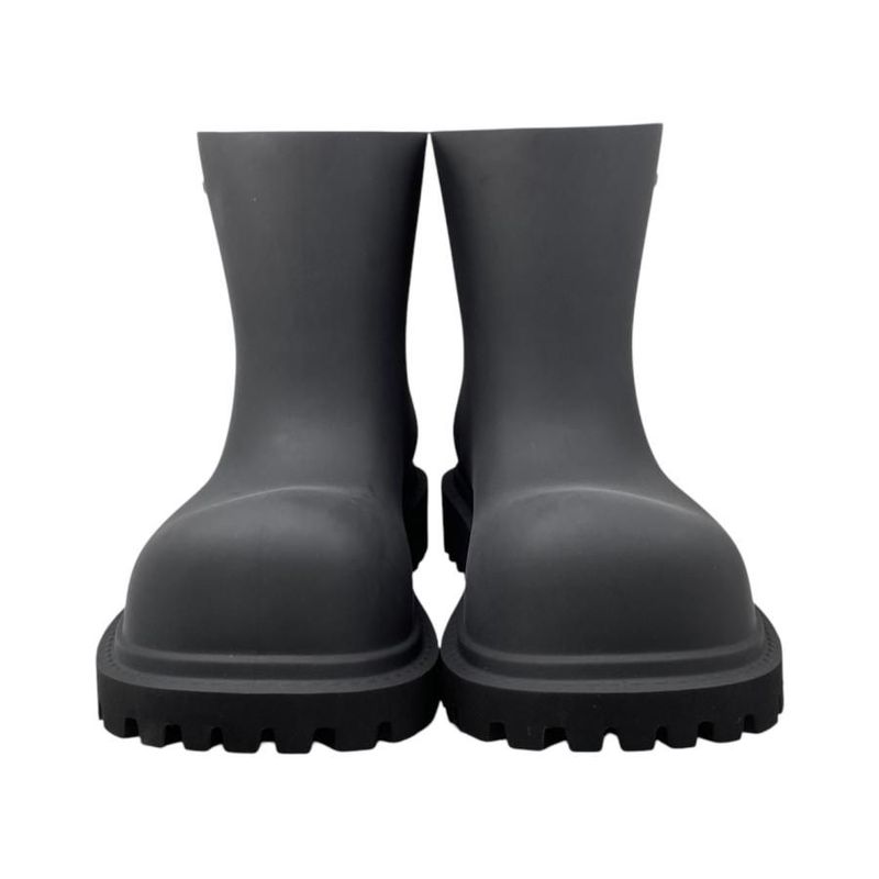 Balenciaga Boots Steroid Rubber 770589 40 Size Logo Black Steroid Boot Balenciag