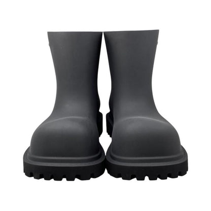 Balenciaga Boots Steroid Rubber 770589 40 Size Logo Black Steroid Boot Balenciag