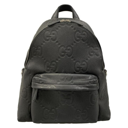 Gucci Sac Jumbo GG Backpack Black Leather