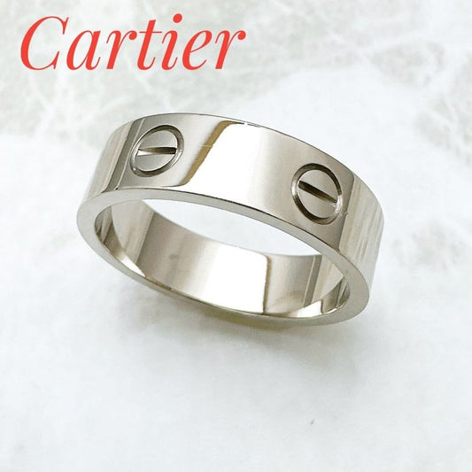 Cartier Love White Gold Ring 61 20