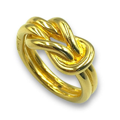 Hermes Scarf Ring Gold Plated