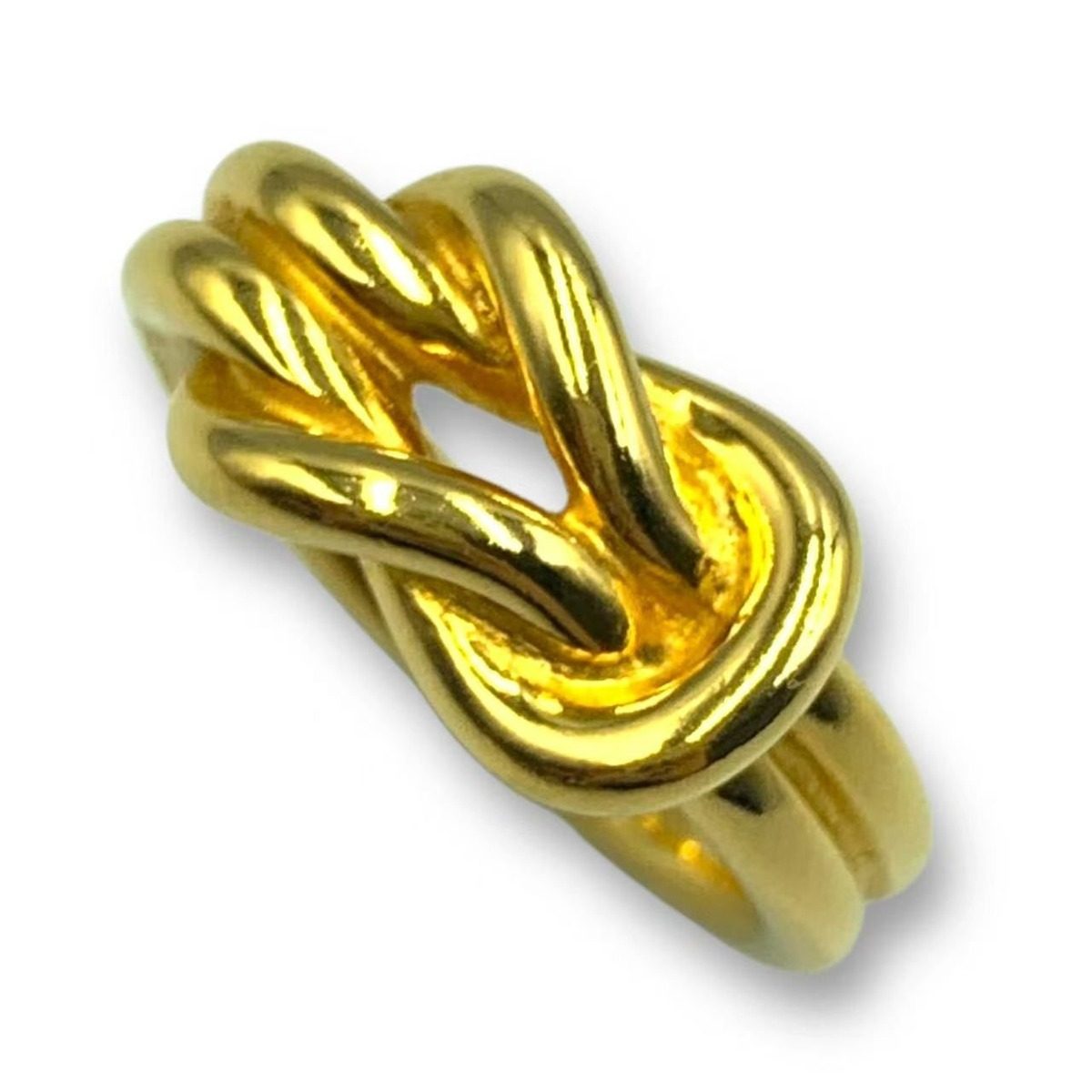 Hermes Scarf Ring Gold Plated — view 2