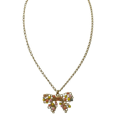 Chanel Ribbon Motif Necklace