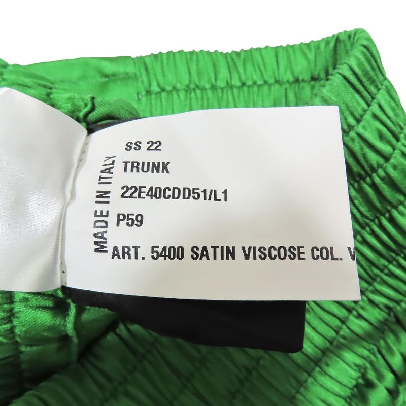 Unused 22SS Christian DIOR Boxing Shorts Half Pants Logo DIOR VIBE Green S