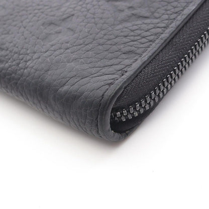 Louis Vuitton Round Wallet Zippy Vertical Noir Black Leather — view 7
