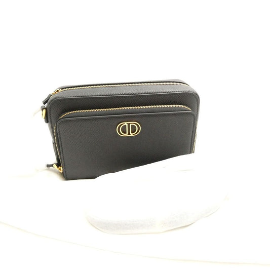 Dior Caro Double Pouch Shoulder Bag CD Logo
