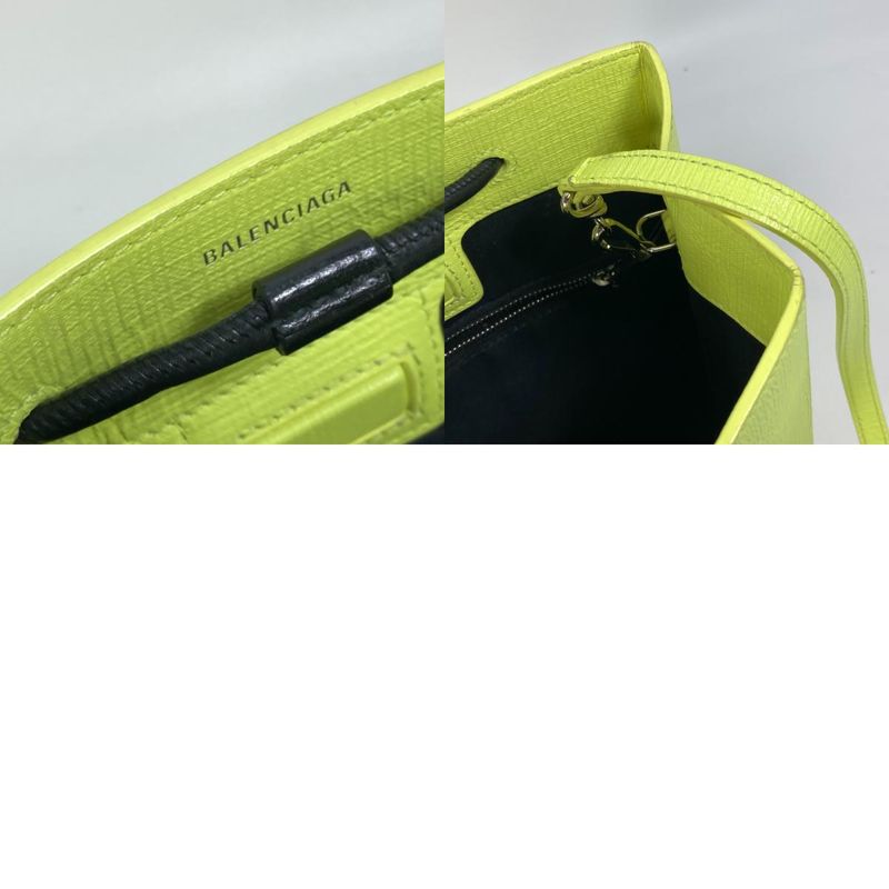 Balenciaga Tote Shopping Tote XS 568817 Leather Yellow