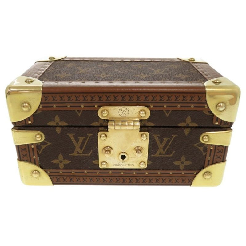 Louis Vuitton Coffret Tresor 20 Monogram Brown Jewelry Box 1447