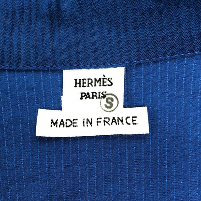 Hermes - Belted Chaine D'ancre Slit Over Dress - 36 - Blue - Women