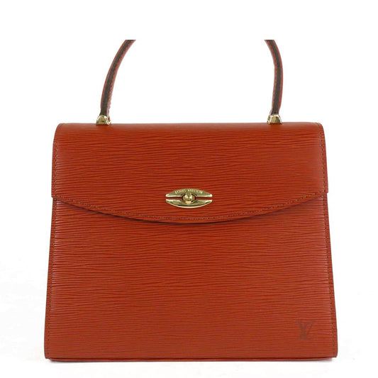Louis Vuitton Malesherbes Kenya Brown Epi Leather Handbag