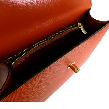 Louis Vuitton Malesherbes Kenya Brown Epi Leather Handbag — view 5