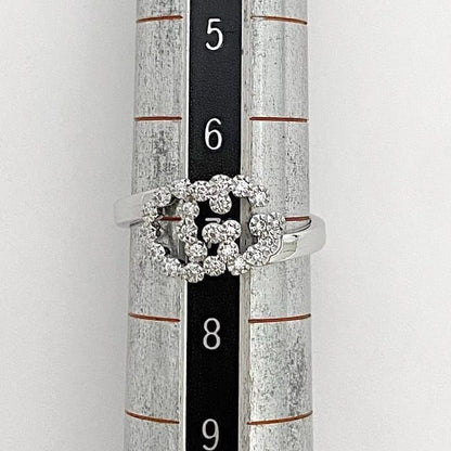 Gucci Ring F21458 White Gold Wg Marmont
