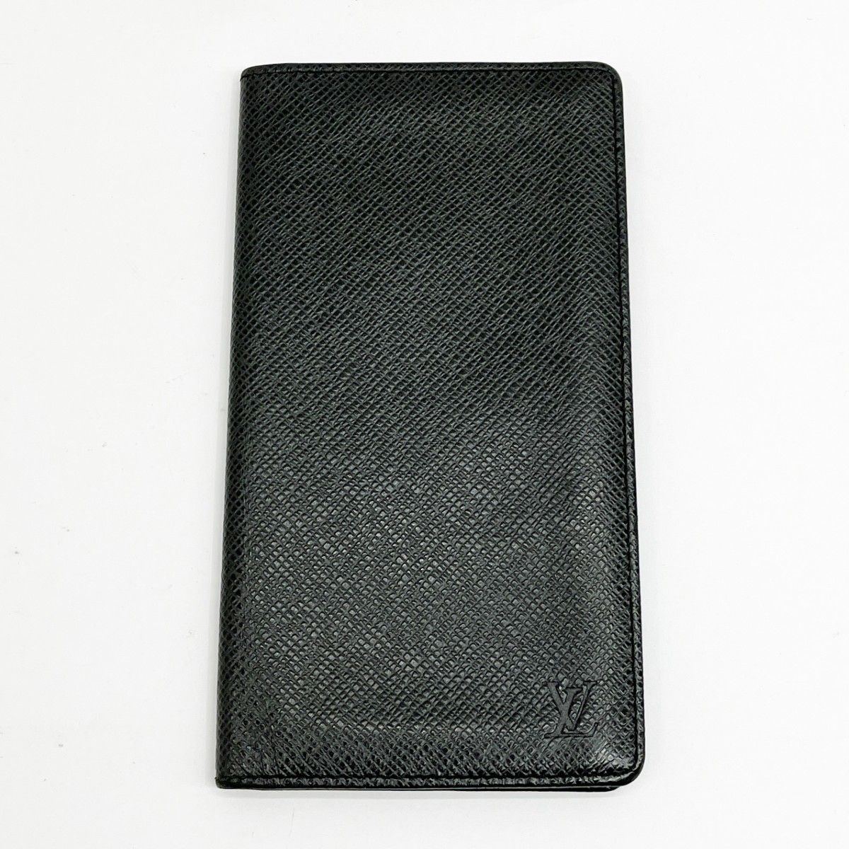 Louis Vuitton Long Wallet Taiga Porto Cult Credit M31002 Black