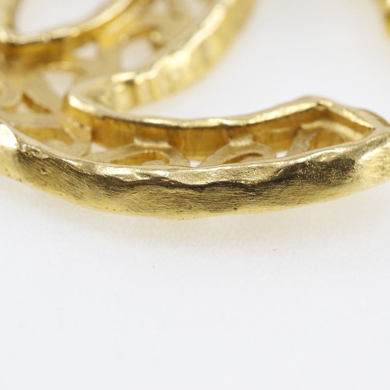 Chanel Coco Mark Vintage Pendant Gold Plated 96A Ladies 83.4g Necklace