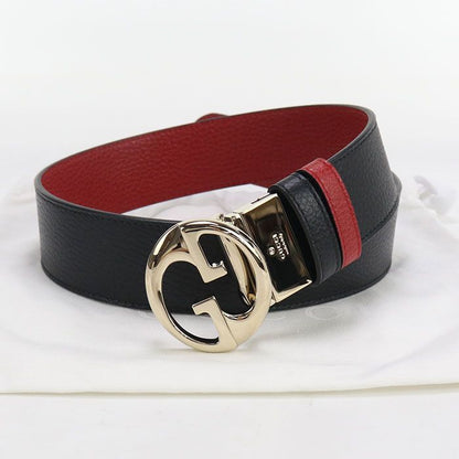 Gucci Reversible Belt Interlocking G 450000 Belt Leather Men's
