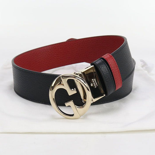 Gucci Reversible Belt Interlocking G 450000 Belt Leather Men's
