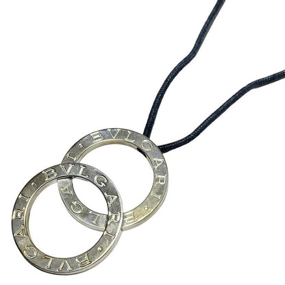 Bvlgari Necklace Bvlgari Silver And Black