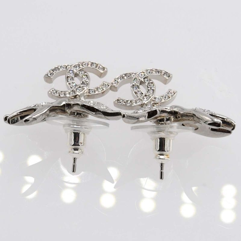 Chanel Earrings Bird Motif C25S Approx 6.8g Coco Mark Accessories H20807