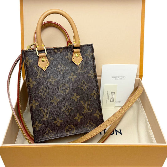 Louis Vuitton Shoulder Bag Monogram Petite Sac Plat