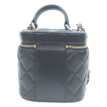 Chanel As1626 No 29 Black Ghardware Lambskin 2WAY Vanity Shoulder Bag Chain