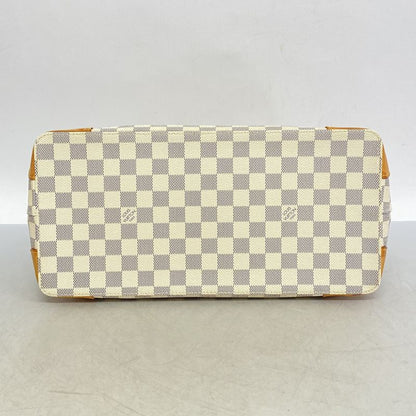Louis Vuitton Tote Bag Damier Azure Hampstead MM N51206 White Women's