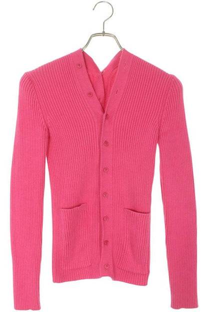 Balenciaga 626136 T3185 Ribbed Knit Button Design Cardigan Women's XS