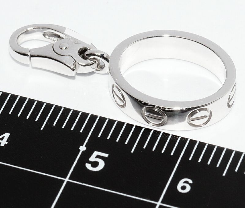 Cartier Charm Pendant Top 18K White Gold Baby Love Charm