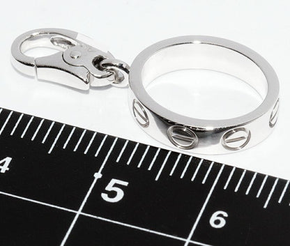 Cartier Charm Pendant Top 18K White Gold Baby Love Charm