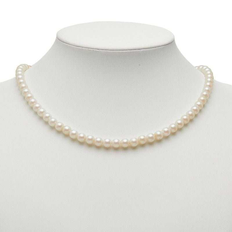 Dior Pearl Necklace Faux Plated