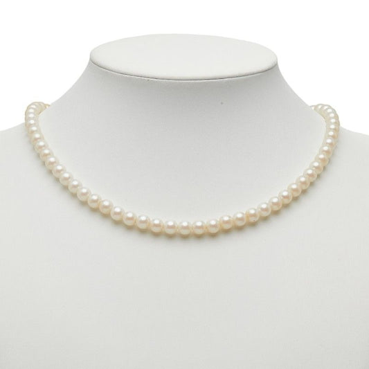 Dior Pearl Necklace Faux Plated