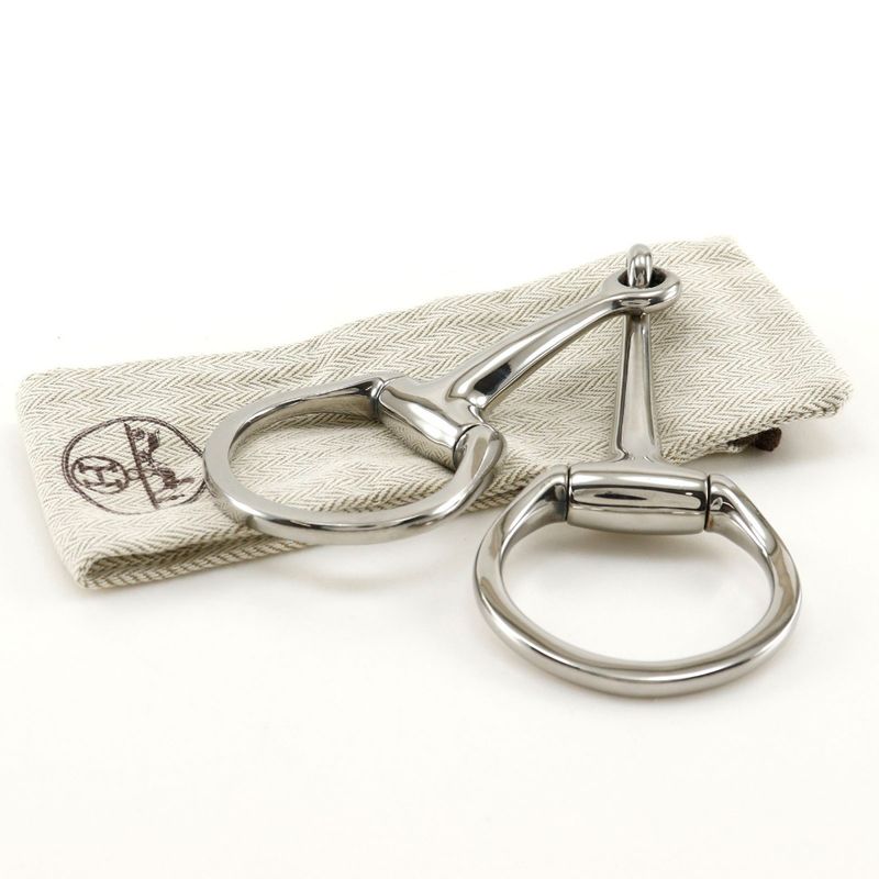 Hermes Eggbutt Harness Metal Muzzle Silver _ Miscellaneous