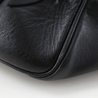 Fendi Fish Eye 2way Shoulder 7va526 Calf Black Unisex Body Bag