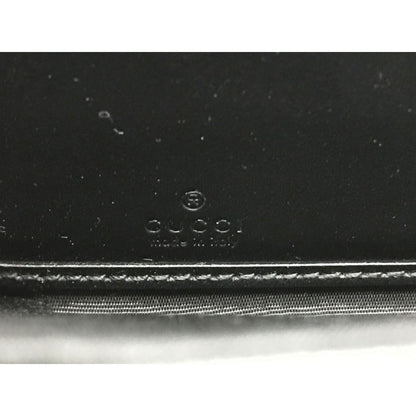 Gucci Blade Logo Long Wallet 597677 Black
