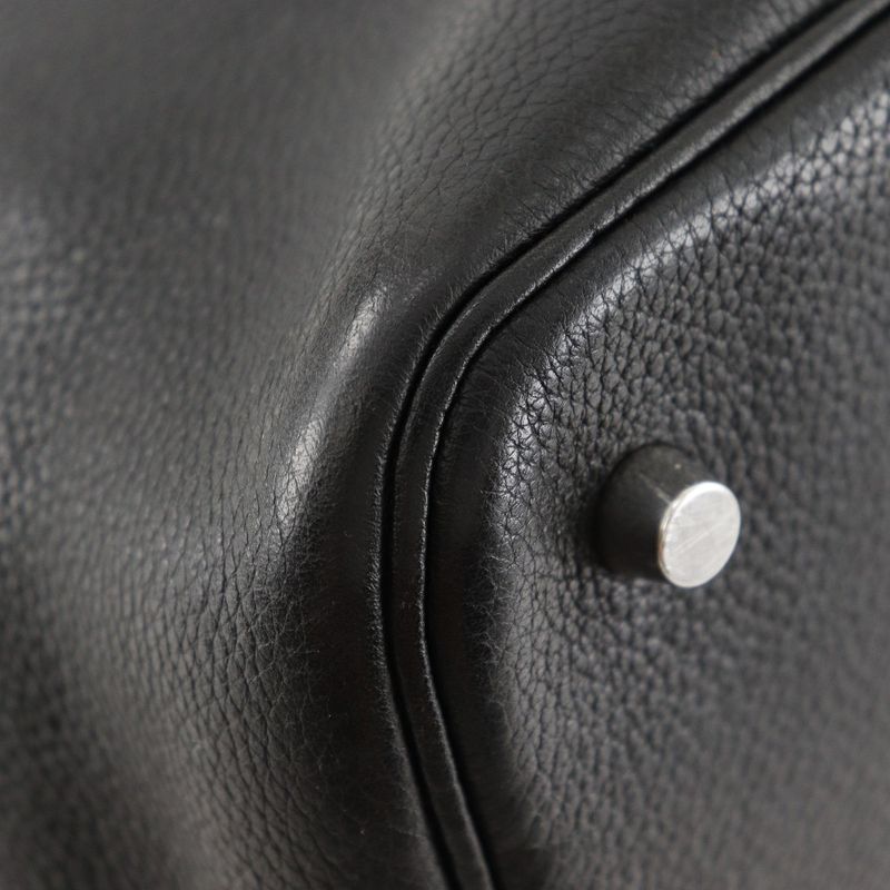 Hermes Picotin MM Taurillon Clemence Black □M Ladies Handbag