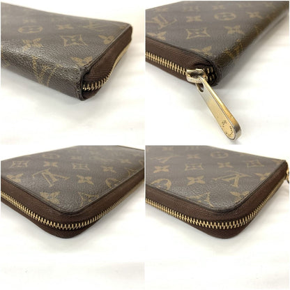 Louis Vuitton Monogram Zippy Organizer Round Zipper Long Wallet M60002 Brown