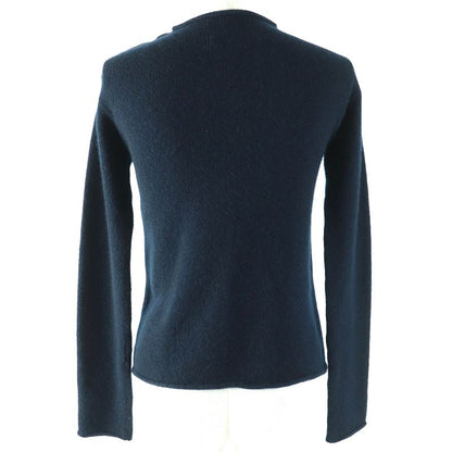 Christian DIOR 354s74am082 100% Cashmere CD Logo Faux Pearl Long Sleeve Knit