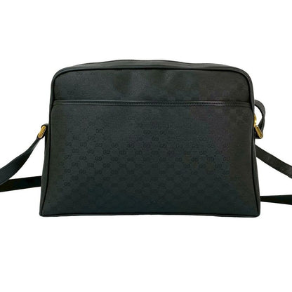 Gucci Vintage Micro GG Logo Leather Shoulder Bag