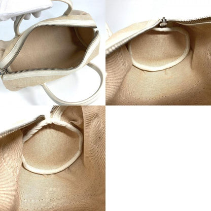 Hermes Handbag Porochon Mademoiselle Toile Ashe Beige