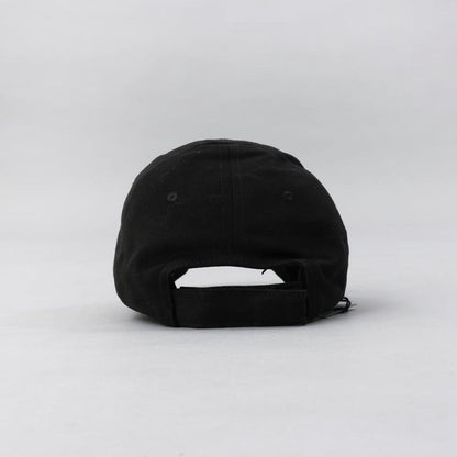Balenciaga Cap 416 B8 Black M Size 1077 Logo Hat Baseball