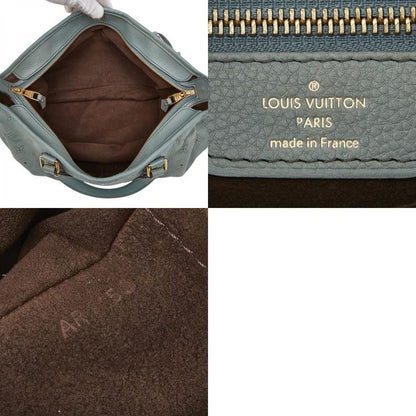 Louis Vuitton Monogram Mahina Stella PM Handbag Shoulder Bag 2WAY M93176 Blue