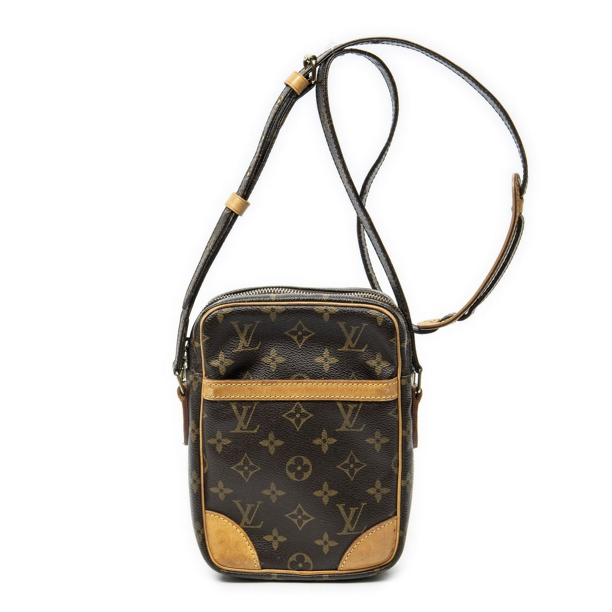Louis Vuitton Danube Brown Monogram Canvas Shoulder Bag