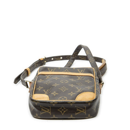 Louis Vuitton Danube Brown Monogram Canvas Shoulder Bag — view 6