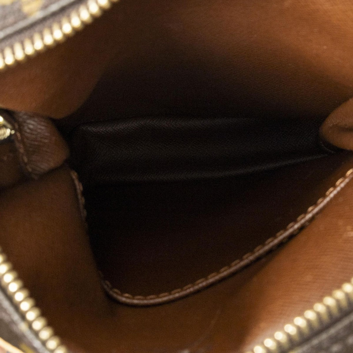 Louis Vuitton Danube Brown Monogram Canvas Shoulder Bag — view 9