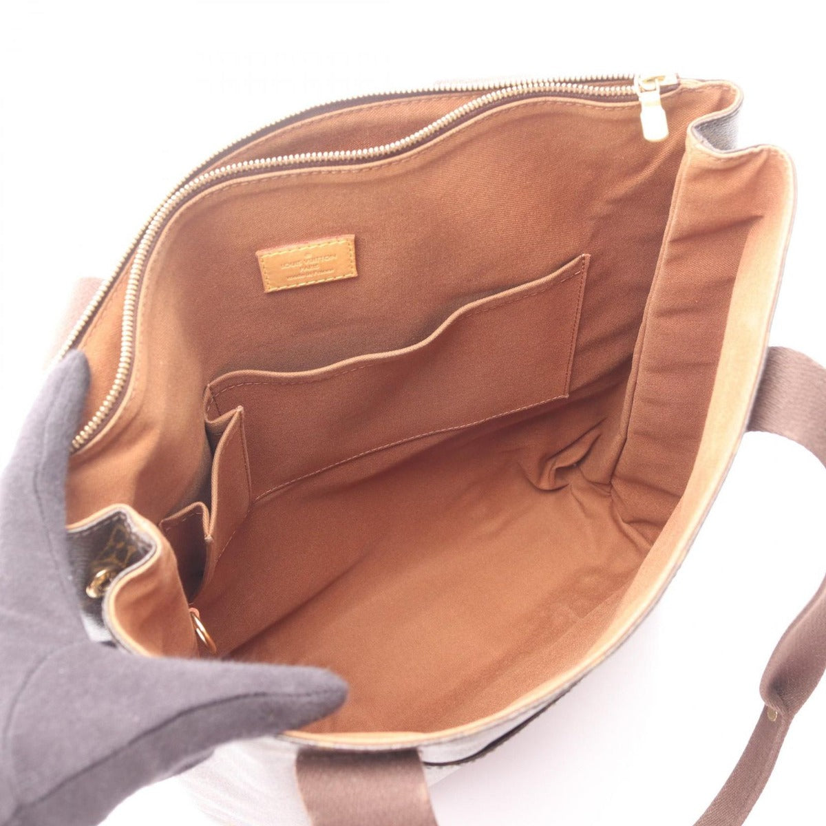 Louis Vuitton Tote Cabas Bobble Canvas Leather Cover — view 3