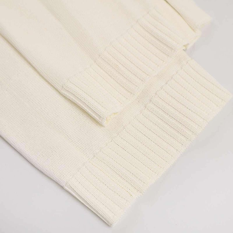 Hermes Henrienet Cles - Yong Long Knit Sweater White 42