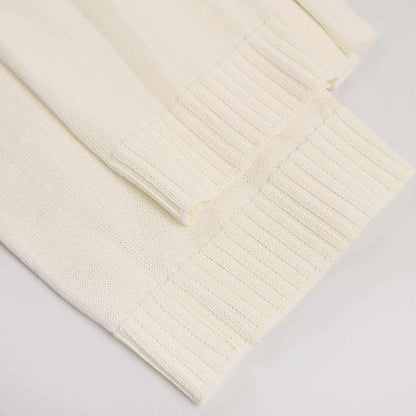 Hermes Henrienet Cles - Yong Long Knit Sweater White 42