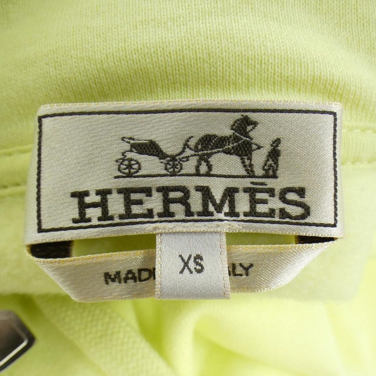Hermes Hoodie Yellow — view 4